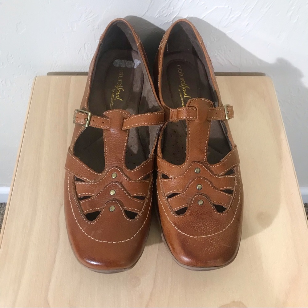 Naturalizer Natural Soul Flat Mary Janes Size 8M
